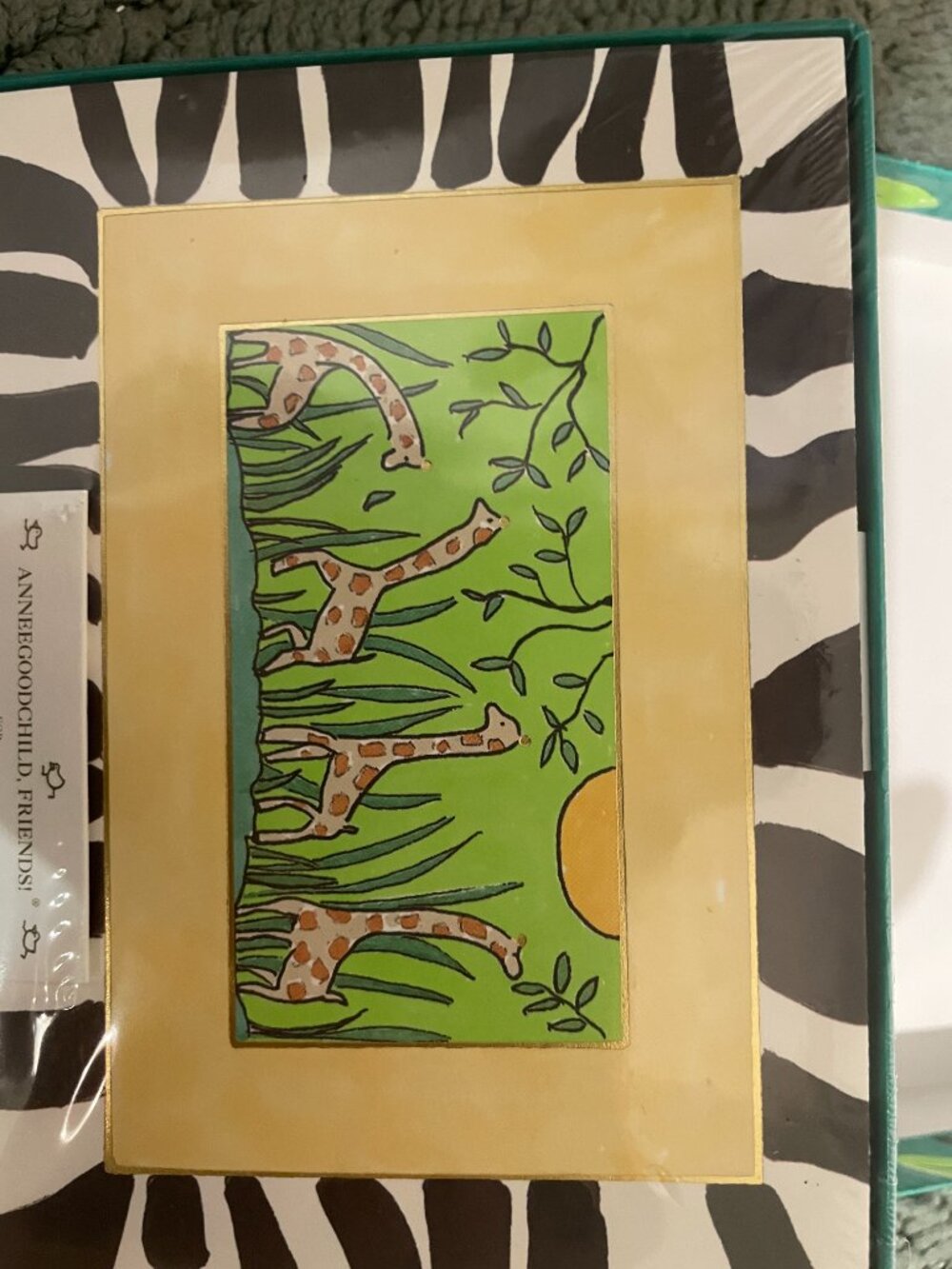 Annee Good Child, Friends! Crane Giraffe Stationery - Picture 2 of 4